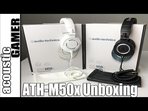 AudioTechnica ATH-M50x Studio Headphone Unboxing & Review