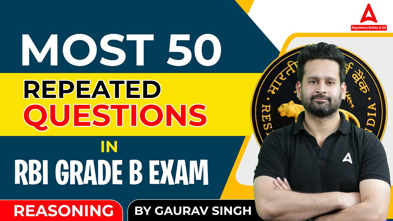 Gyro Rbi Question Most 50 Repeated Questions in RBI Grade B Exam | RBI Grade B Reasoning ...