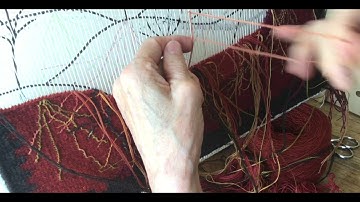 Tapestry weaving with Kennita