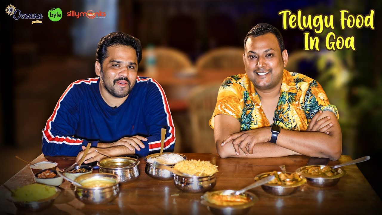 Telugu Food in GOA | South Indian Thali | Pappu Avakayi | Street Byte | Silly Monks | Non Veg Thali