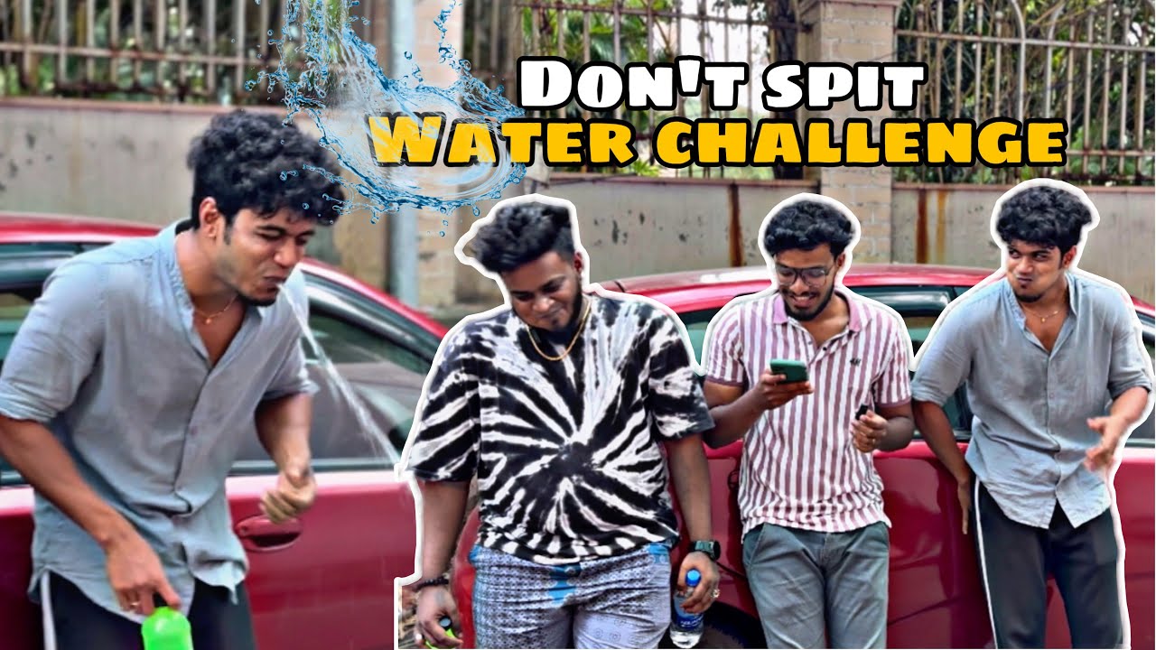 Don’t spit water challenge 🤣 | MHAMALDAS | #mhamaldas #funny #challenge ...