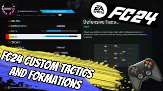 FC24 CUSTOM TACTICS AND FORMATIONS! 🎮… FC24 Ultimate Team