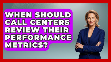 When Should Call Centers Review Their Performance Metrics? | Call Center Pro Strategies News