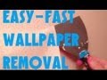 EASIEST FASTEST WAY TO REMOVE WALLPAPER GUARANTEED