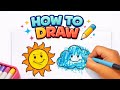 Coloring in Little Sister Style 🌈✨ | Cute &amp; Fun Coloring for Kids | Tiny Art Planet