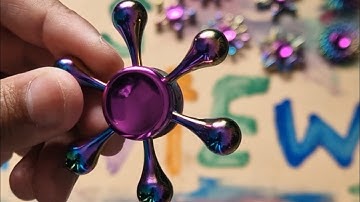 Tear Drop Rainbow Temu Fidget Spinner