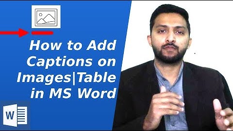 How to Add/Insert Caption below or above Picture/Photo in Microsoft Word