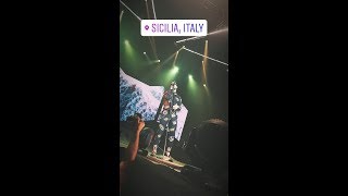 MALUMA CANTA MALA MIA CONCIERTO EN [ VIVO ] SICILIA - ITALIA 2018