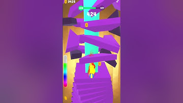 Drop Stack Ball 🏀🏈 Game amazing gameplay (iOS Android Gameplay)#dropstackball