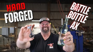 BLACKSMITHING- MAKING A HAND FORGED BOTTLE OPENER