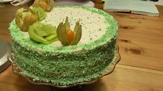 Торт зелёный.. со шпинатом. Торт зелёный.. со шпинатом.