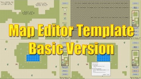 Map Editor Template (Basic Version) for Construct 2 & 3