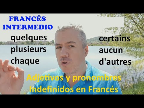 Adjetivos Indefinidos en Francés y Pronombres Indefinidos en francés / Clase de Francés Intermedio