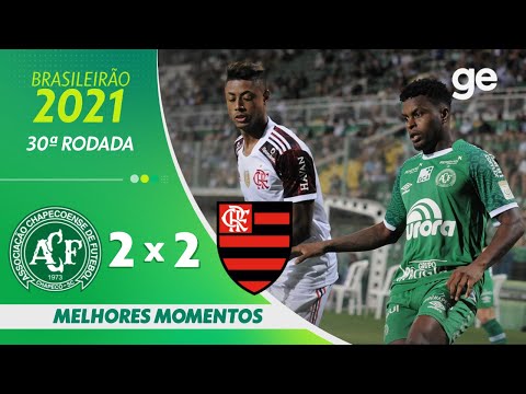 CHAPECOENSE 2 X 2 FLAMENGO | MELHORES MOMENTOS | 30ª RODADA BRASILEIRÃO 2021 | ge.globo