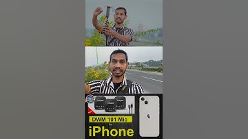 iPhone mic test digitek DWM 101 wireless Mic #shorts #iphone