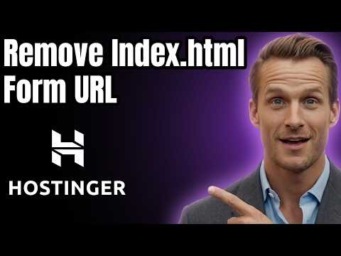 How To Remove Index html Form URL In Hostinger [Easy Guide]