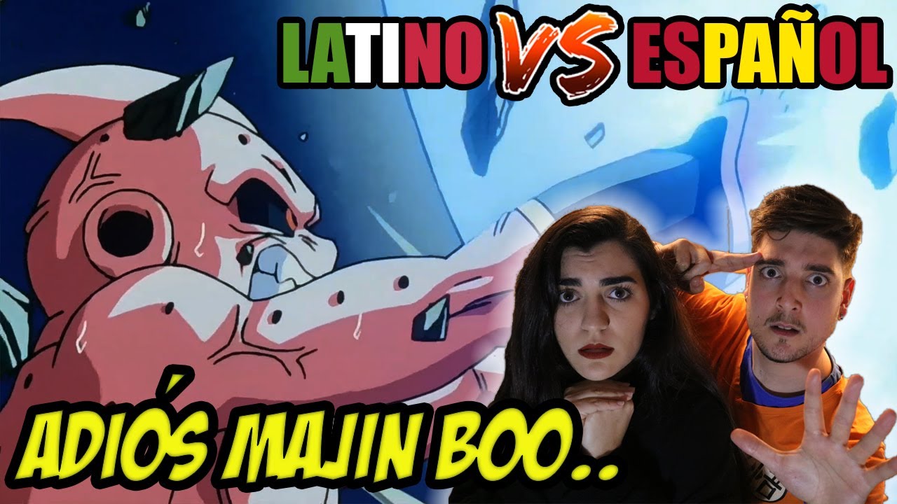 ESPAÑOLES REACCIONAN A DRAGON BALL LATINO VS ESPAÑOL | 🔥EL FIN DE MAJIN BOO🔥 GENKIDAMA | SAGA BOO🔥