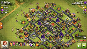 Th9 Attack Strategy Without Spells-Best Farming Troops For Th9