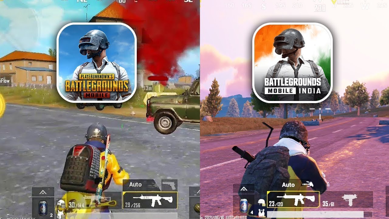 PUBG MOBILE VS BGMI INDIA || QUICK COMPARISON - McTOY