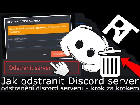 Jak odstranit/vymazat Discord server | odstranění Discord serveru (tutoriál)