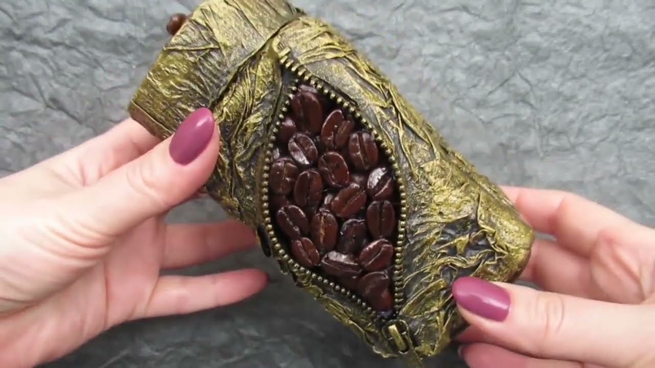 Декор банки кофе!  Мастер класс!