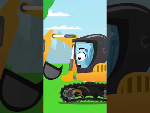 Видео: Excavator & Car Friends Collect Nuts #длядетей #carsforkids #мультикидлядетей #мультфильмы #cars