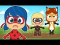 Cinco Bebés,Familia Dedo y más con la bebé mariquita y sus amigos🐞Recopilación Canciones infantiles