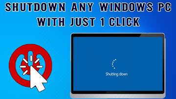 How to Shutdown Any Windows PC Immediately With Just 1 Click
