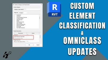 Revit 2026 - Custom Element Classifications and OmniClass Updates