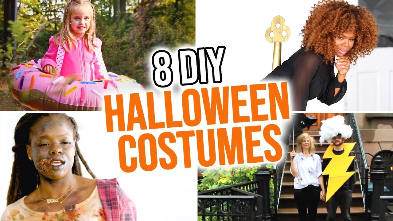 8 DIY Halloween Costume Ideas - YouTube