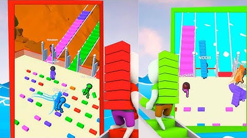 Bridge Race Game  / All Level 1286 / Gameplay/ YasirGamin