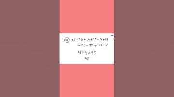 Addition trick | Add 10 consecutive numbers #maths #mathstricks