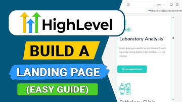 Hoe je een eenvoudige landingspagina bouwt in GoHighLevel - Eenvoudige handleiding