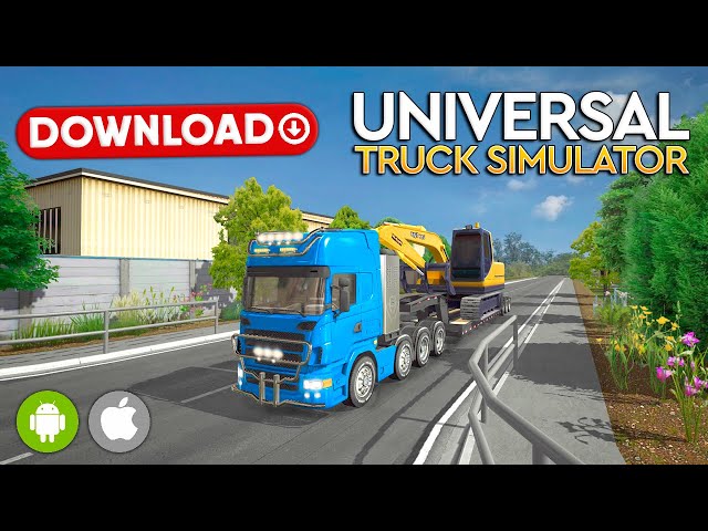 Mega Lançamento! Universal Truck Simulator - Novo Jogo de Caminhões  Realista para Android/iOS 