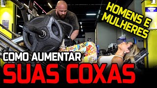 À a quando comparada perna coxa é