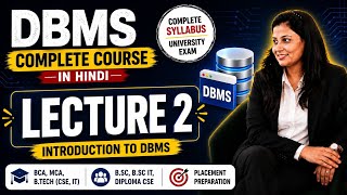 DBMS Complete Course in Hindi | Lecture 1: Introduction & Syllabus | University Exam + Placement