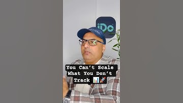 You Can’t Scale What You Don’t Track | The Secret to Real Business Growth #businessgrowth #idocrm