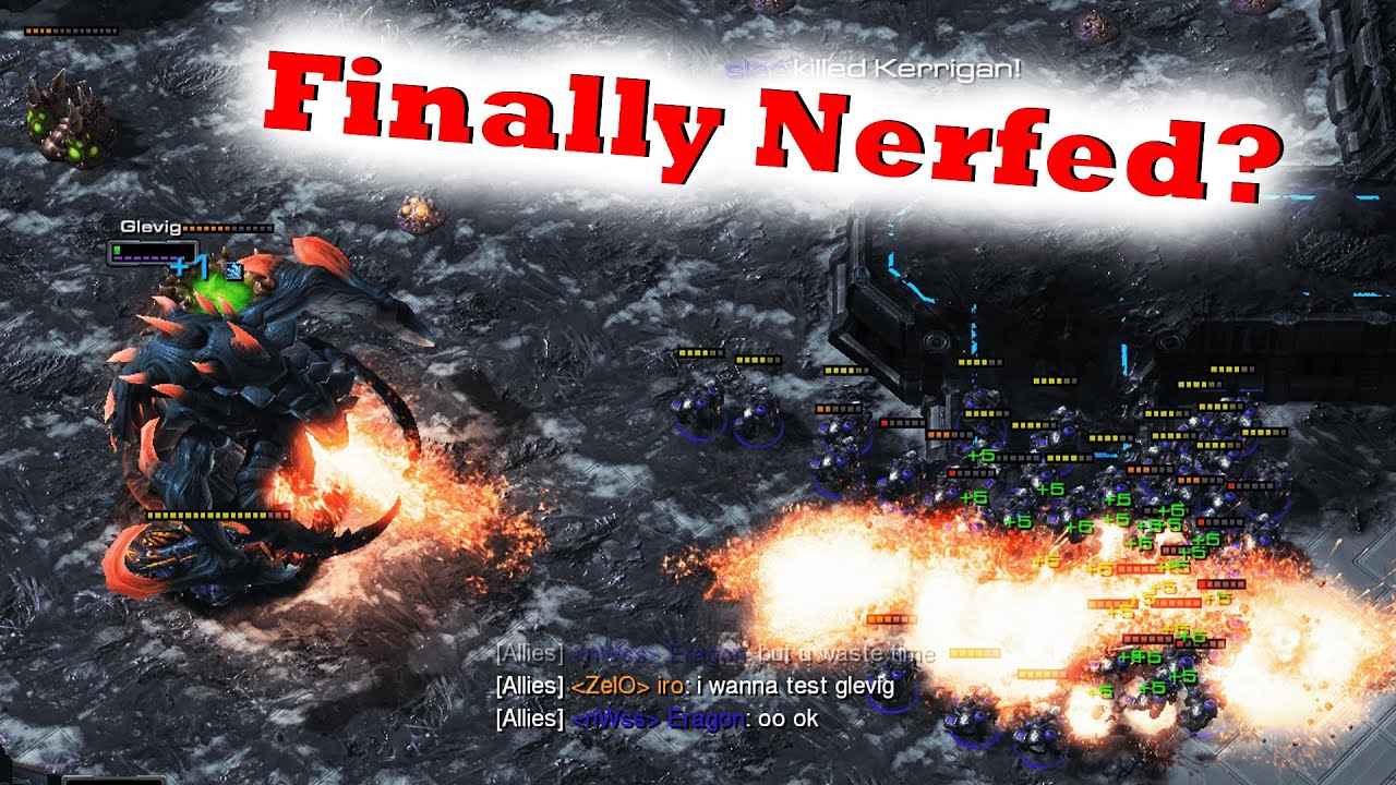 Did Glevig get a Nerf or a Buff ? / Kerrigan Survival / Starcraft 2 arcade  - YouTube