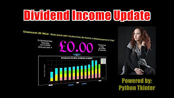 How much will the Greencoat UK Wind (UKW) Quarter 3 pay? Python Custom Tkinter Application