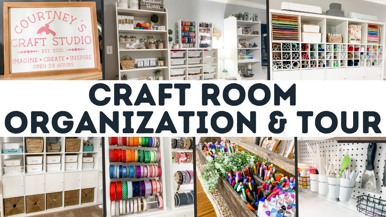 Craft Room Organization Inspiration  Craft room design, Craft room office,  Dream craft room