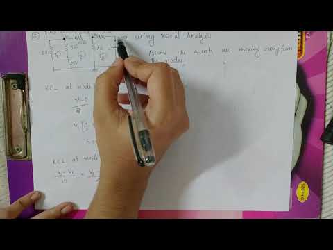 Nodal Analysis || KCL |Circuits and Network ||Network Theory|| KTU EC,EEE, AE|| MODULE1 Malayalam