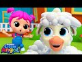 Jill Had A Little Lamb 🐑 Animal Songs! | Little Angel Kids Songs & Nursery Rhymes