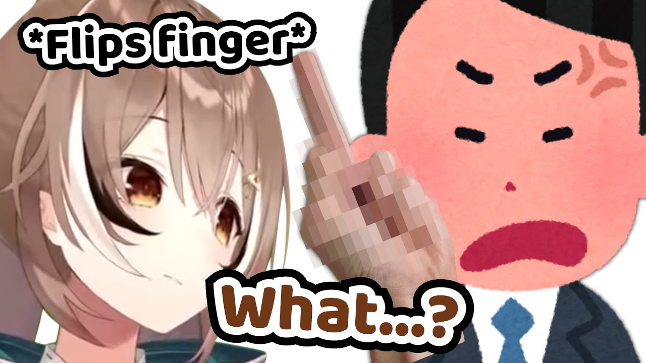 Mumei Doesn't Understand Why Someone Took The Trouble Just To Flip Her Off