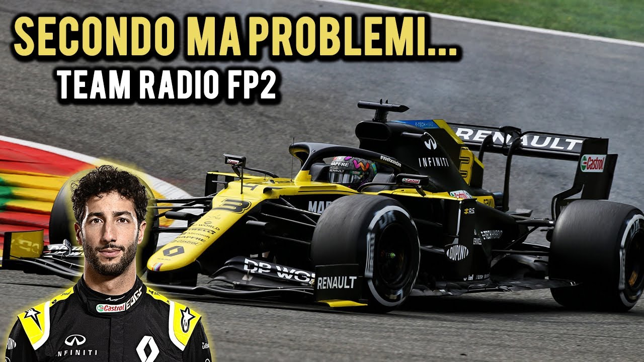 TEAM RADIO COMMENTO Daniel RICCIARDO Ottimo Secondo ma Problemi | 2020 ...