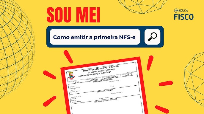 MEI - Como Emitir Nota Fiscal Gratuita no Sistema Nacional de Emissão de  NFS-e! Prestação de Serviço 