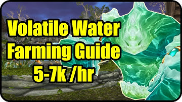 WoW Gold Farming Patch 6.2.4: Volatile Water Gold Making - Potion Farming Guide - WoD Gold Guide