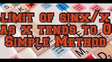 Limit of sinx/x as x tends to 0 || Calculus: Limits || Very important theorem ||