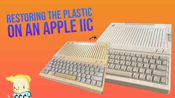 Apple IIc Vintage Computer Restoration & Retrobrite (Yellowed Plastic)