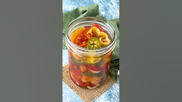 EASY Pickled Peppers 🌶️ - Preserve your Harvest